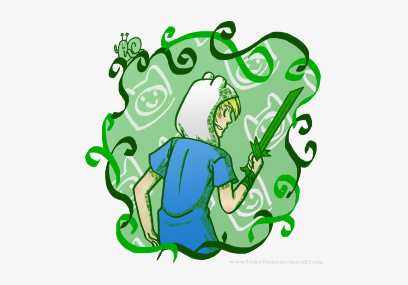 Hora De Aventura Fondo De Pantalla Possibly With Anime - Adventure Time Green Finn Sword, transparent png