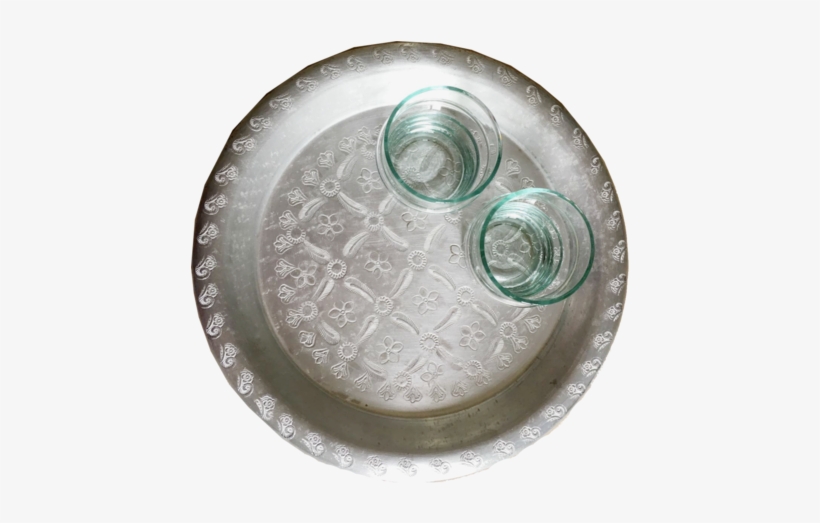 Mini Moroccan Aluminum Tray - Aluminium, transparent png