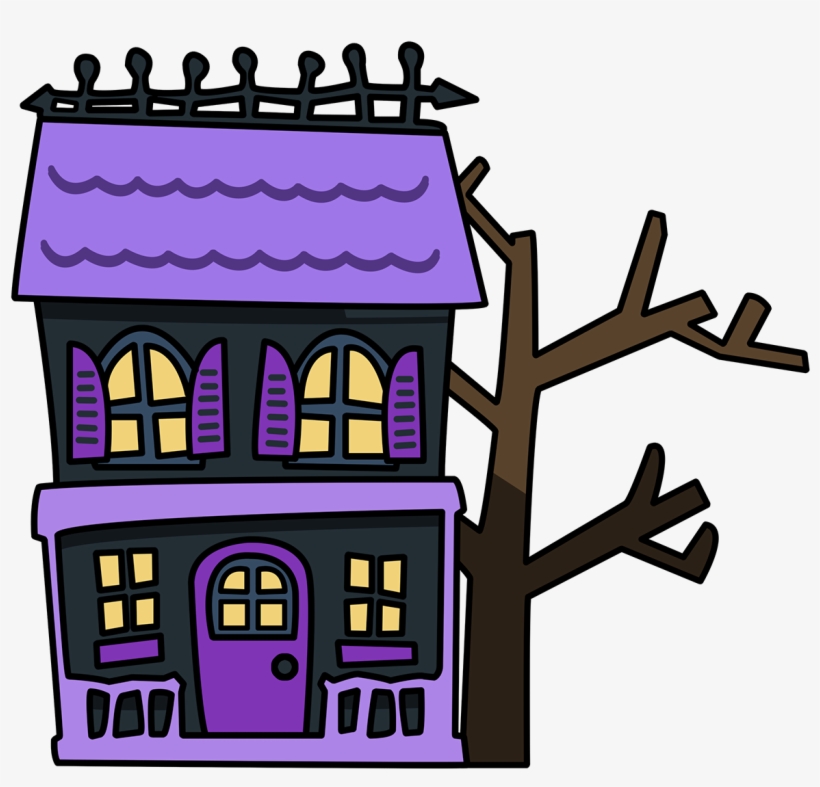 Haunted House Clipart - Clip Art, transparent png