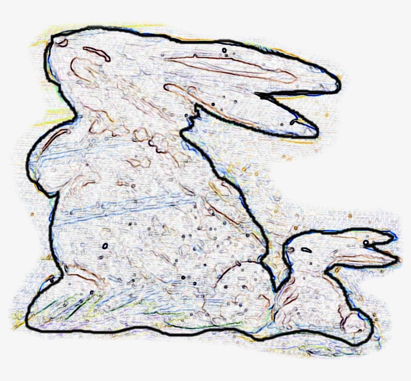 Bunny Craft Pattern Outline - Rabbit, transparent png