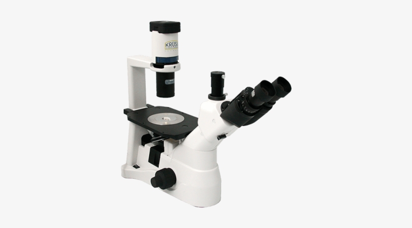 Inverted Microscope - Kruess Optronics Mbl3200 Trinocular-inverse Microscope, transparent png