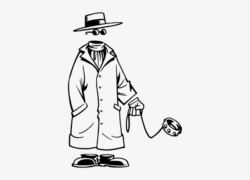 Invisible Man Wall Sticker - Homem Invisível Desenho, transparent png