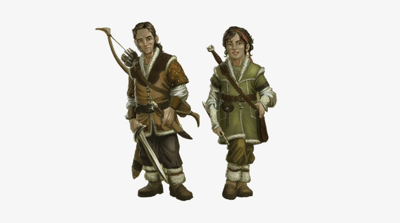 Frostland Halflings - Young Halfling, transparent png