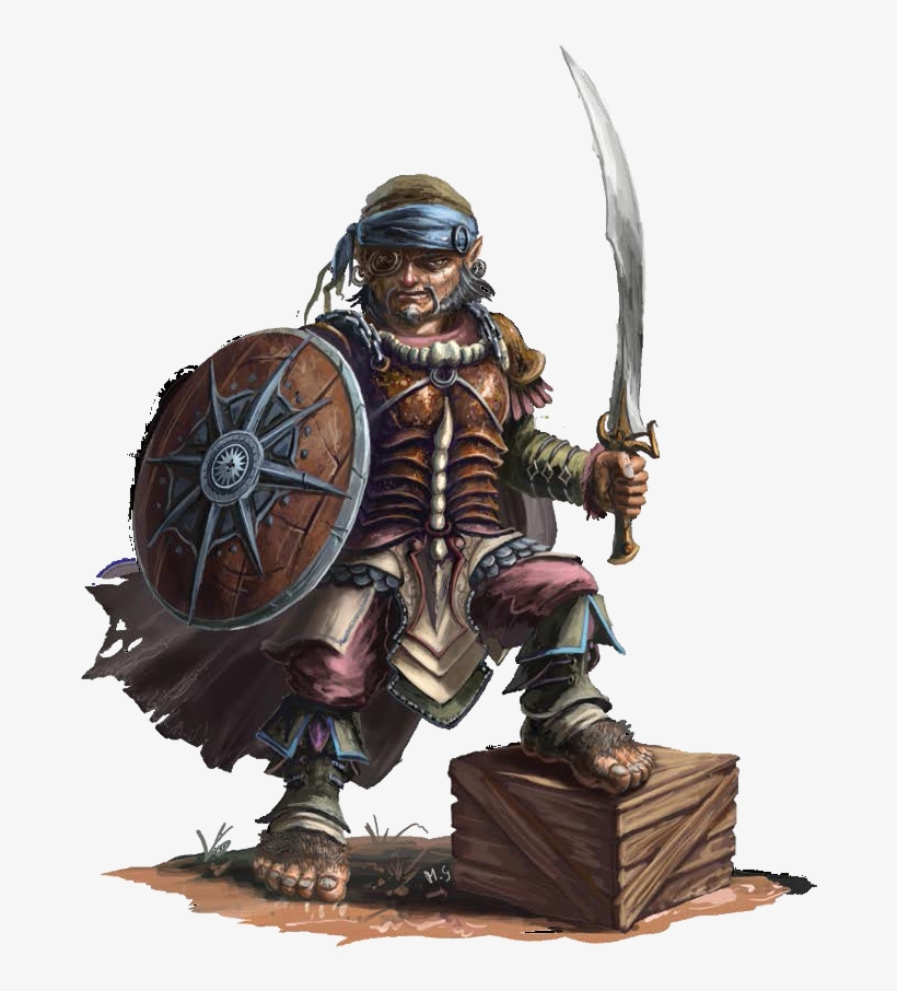Halfling Hobbit Pirate - Halfling Pirate, transparent png
