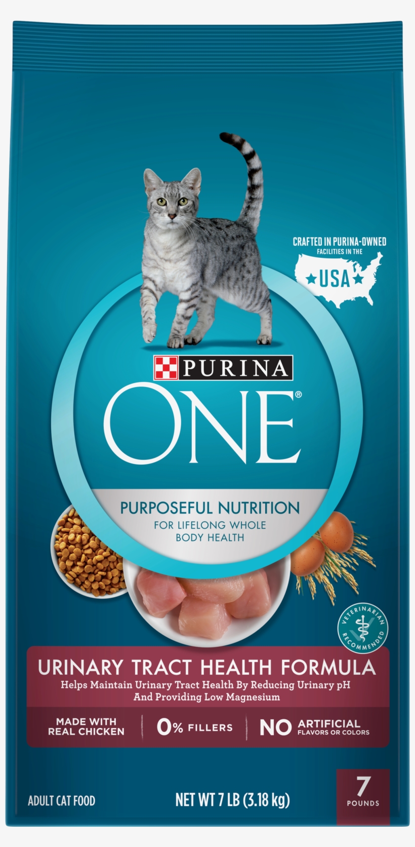 Purina One Urinary Tract Health Formula Adult Dry Cat - Purina One Sensitive Stomach, transparent png
