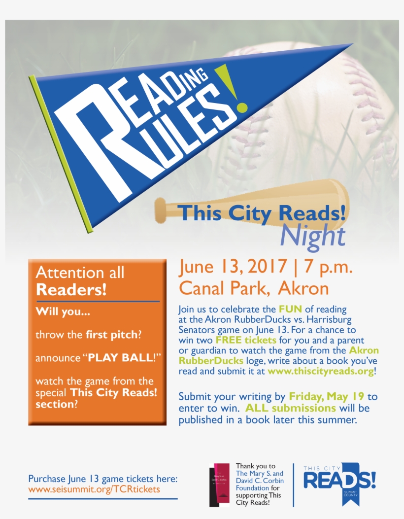 This City Reads Night Flyer, transparent png