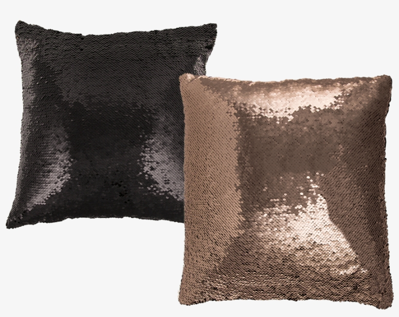 Coussin Décoratif Avec Sequins Magiques Bicolores, transparent png