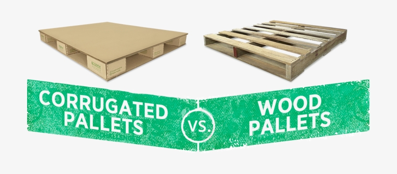 Corrugated Pallets Vs Wood Pallets, transparent png
