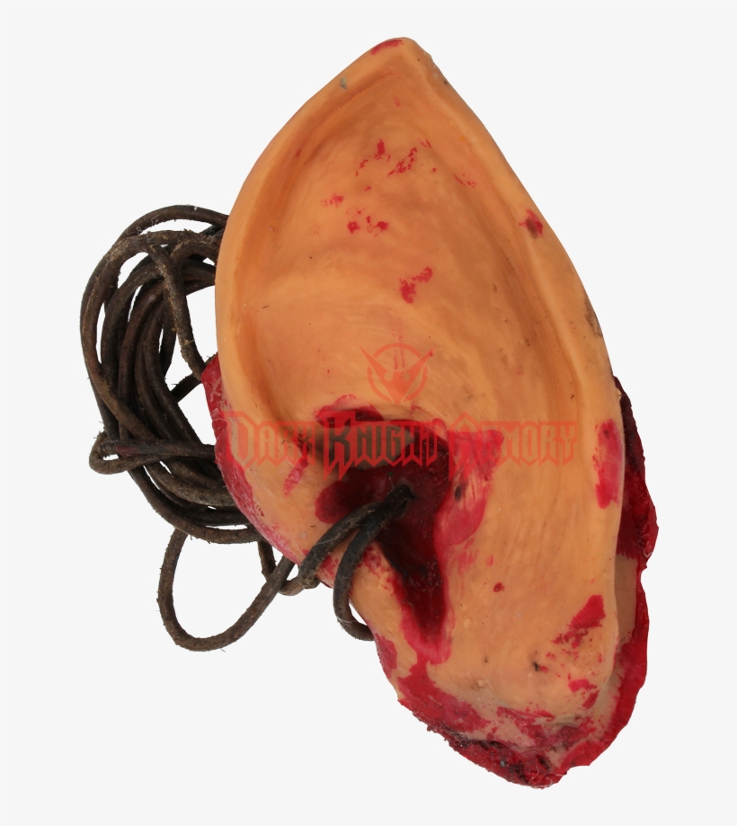 Halfling Ear Trophy Necklace - Halbling-ohr - Trophäe, transparent png
