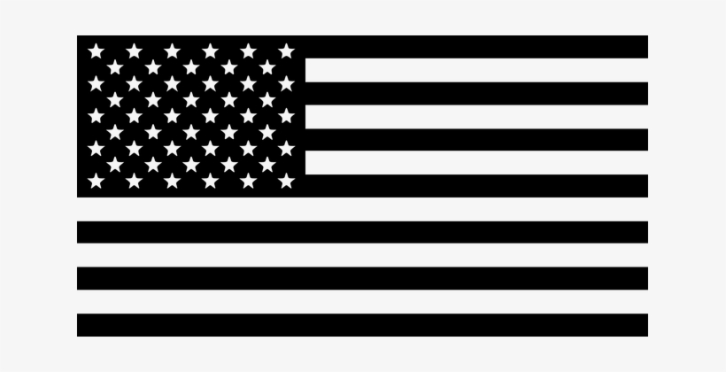 Usa America Flag United States Black And W - Stock Exchange, transparent png