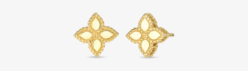 Roberto Coin Small Stud Earrings - Earring, transparent png