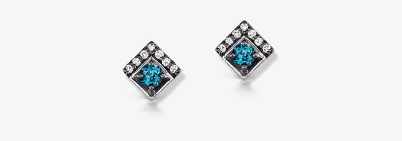 Petite Square Studs, transparent png