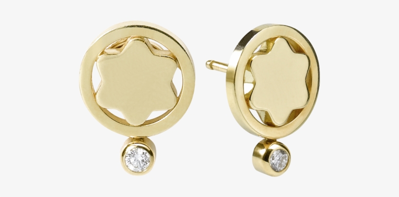 Montblanc 4810 Stud Earrings - Mont Blanc Earring, transparent png