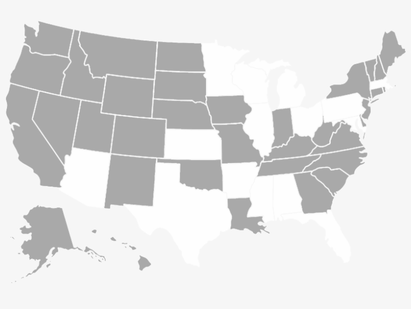 Usa White-website - Many Representatives Does Each State Have 2018, transparent png