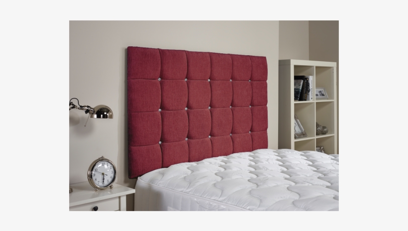 Valufurniture Jubilee Chenille Fabric Headboard - Pink, transparent png