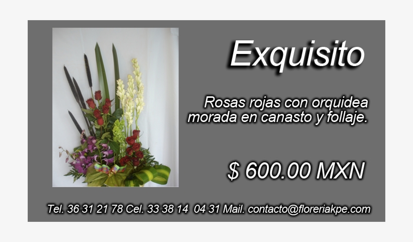 Exquisito En Arreglos Florales En Guadalajara - Bouquet, transparent png