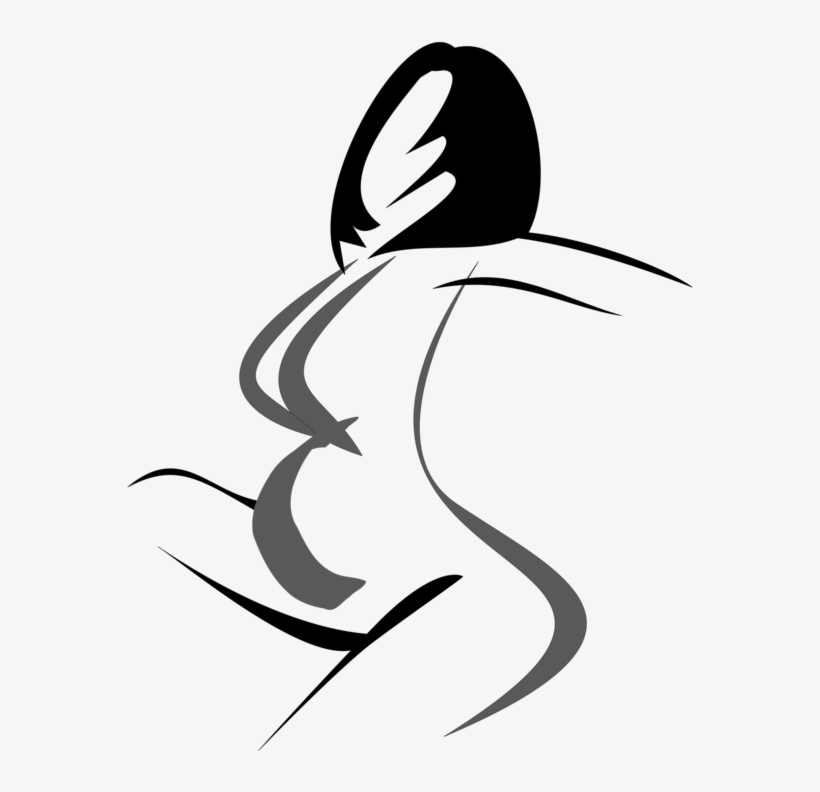 Silhouette Woman Female Black And White Drawing - Woman Silhouette Cliparts, transparent png