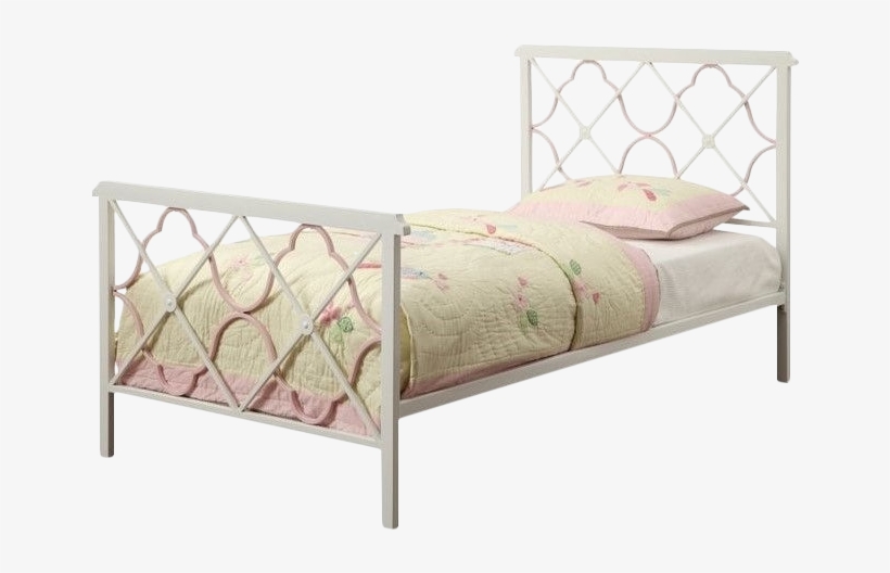 Coaster Juliette Metal Bed With Headboard And Footboard - Bowery Hill Full Metal Bed In White, transparent png