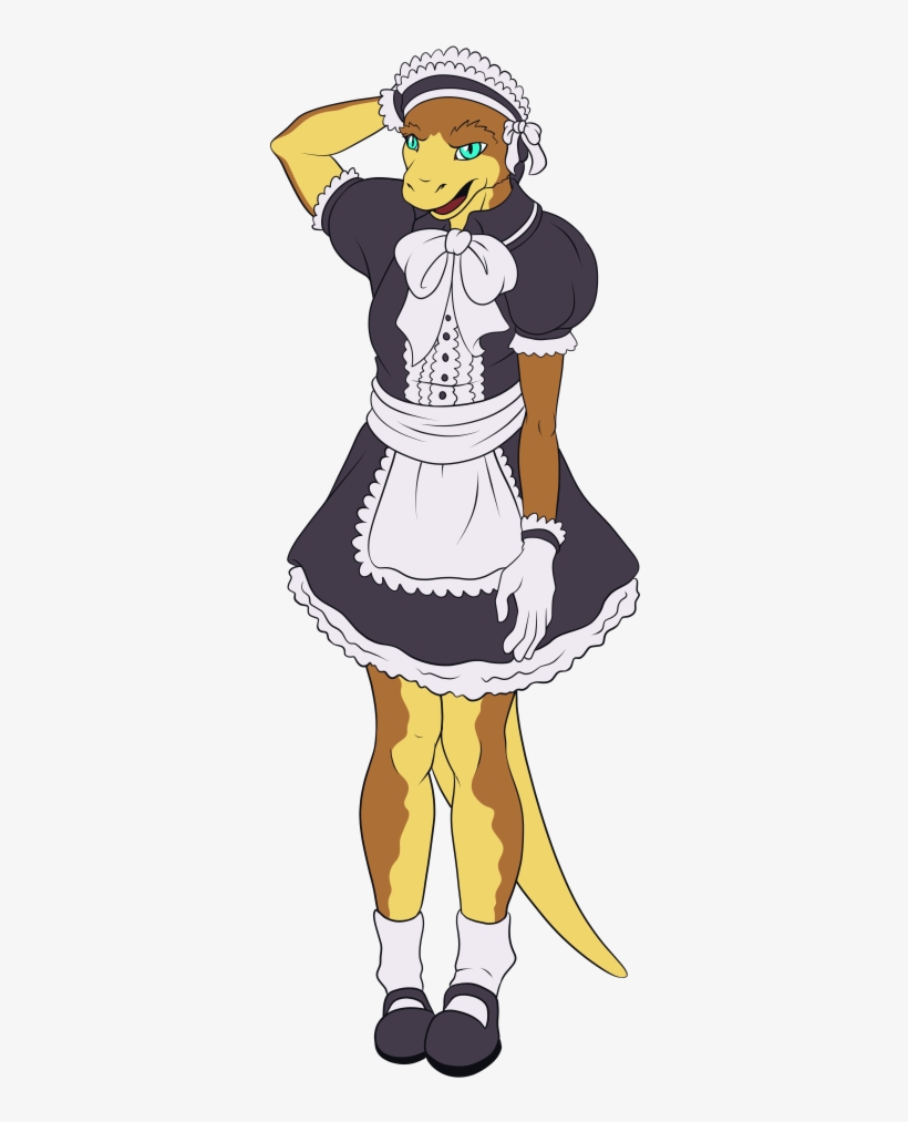 Gecko Maid Outfit Commission - Gecko Maid, transparent png