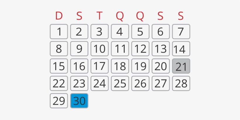 Calendario - Outubro 2018 Png, transparent png