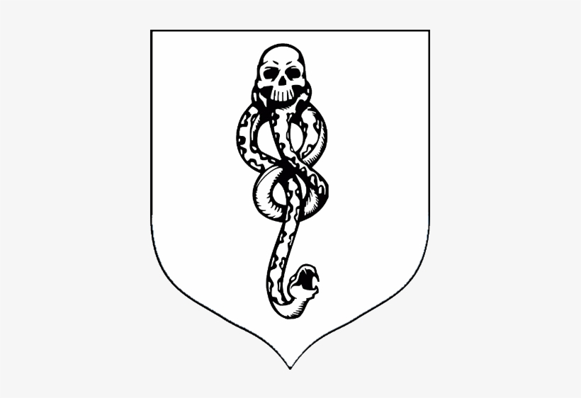 Dyser Marauders Main Shield - Harry Potter Skull Snake, transparent png