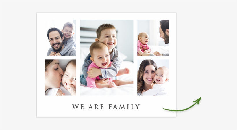 Family Photo Collage Net With Regard To Inspirations - Collage De Fotos Familiares, transparent png