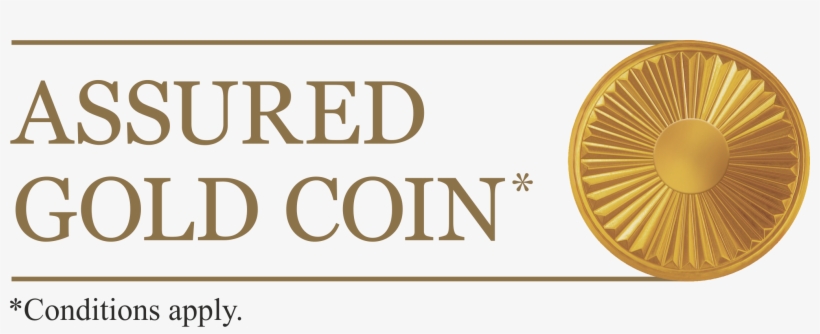 2 Gold Coins Free Tommy Hilfiger Round Analog Black - Assured Guaranty Logo, transparent png