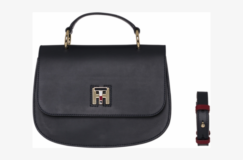 Tommy Hilfiger Leather Twist Crossover Bag - Bag, transparent png
