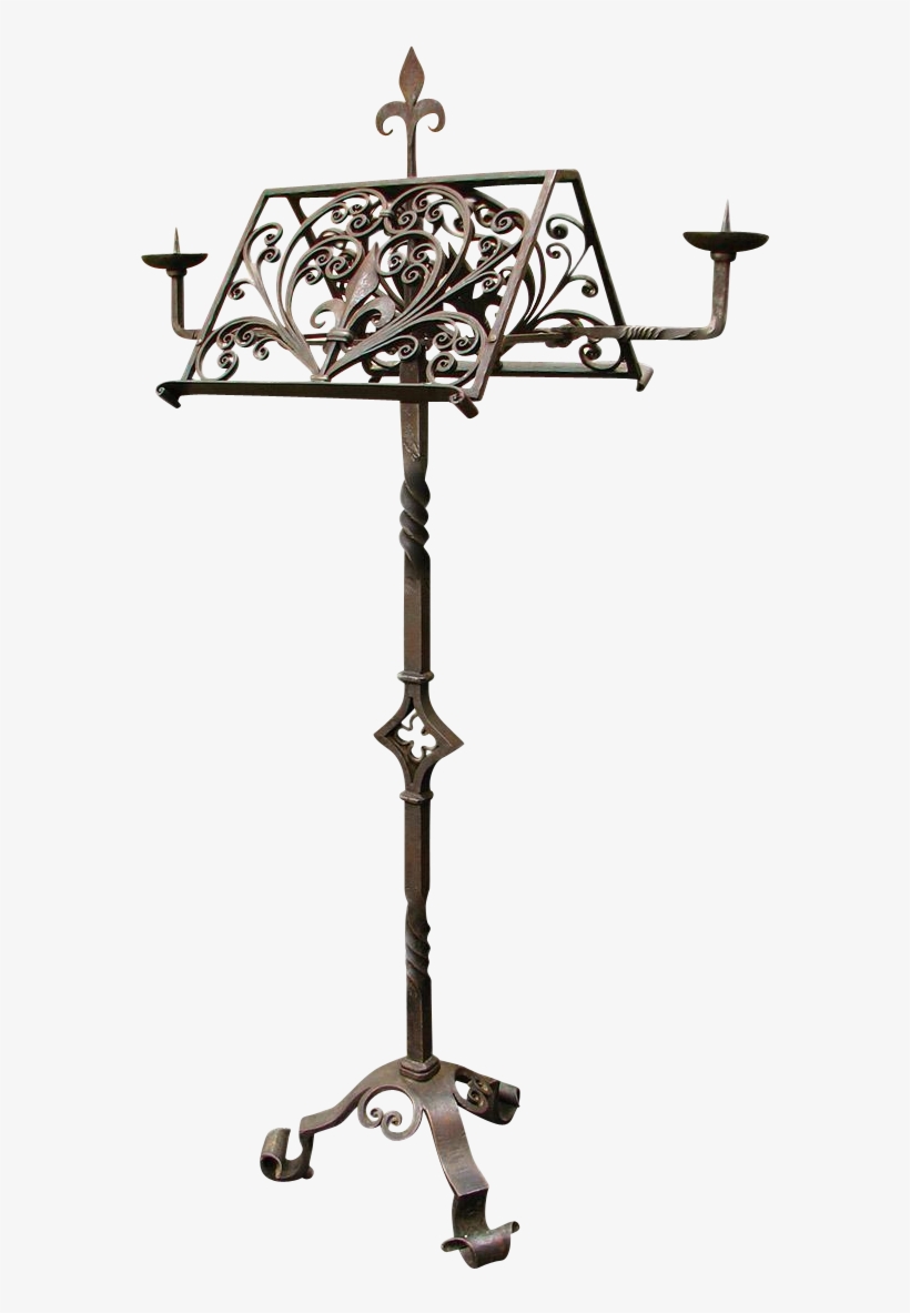 Wrought Iron Music Stand W242 Pinterest Unique Wrought - Music, transparent png