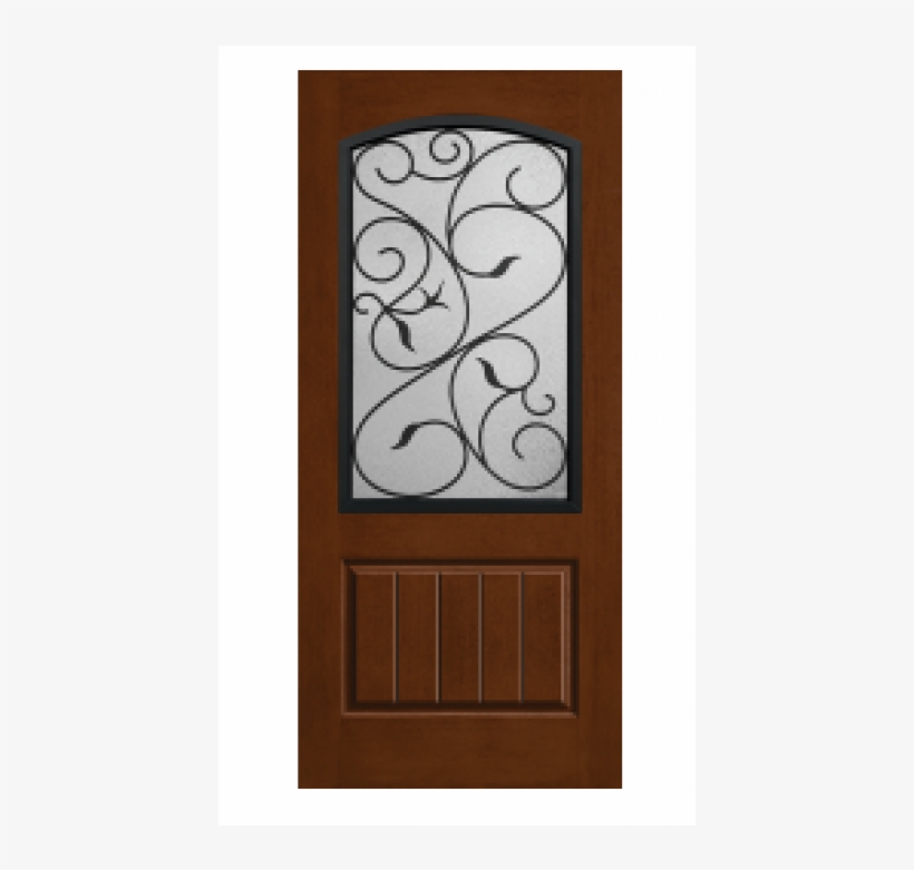 Pennington Therma Tru Rustic Wrought Iron Augustine - Door, transparent png