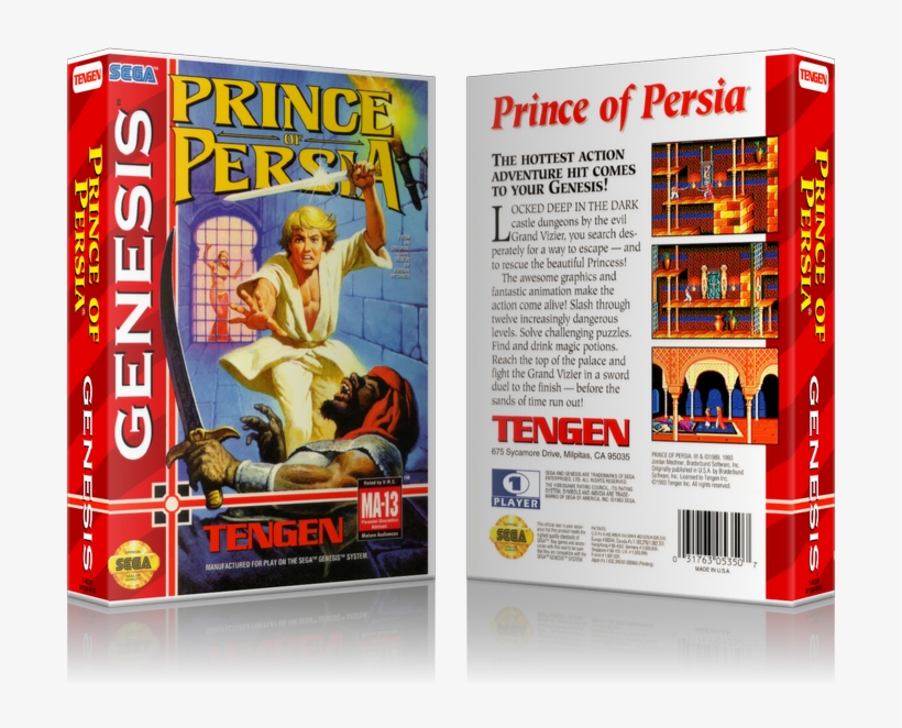 Genesis Prince Of Persia Sega Megadrive Replacement - Prince Of Persia (2008) Pc, transparent png