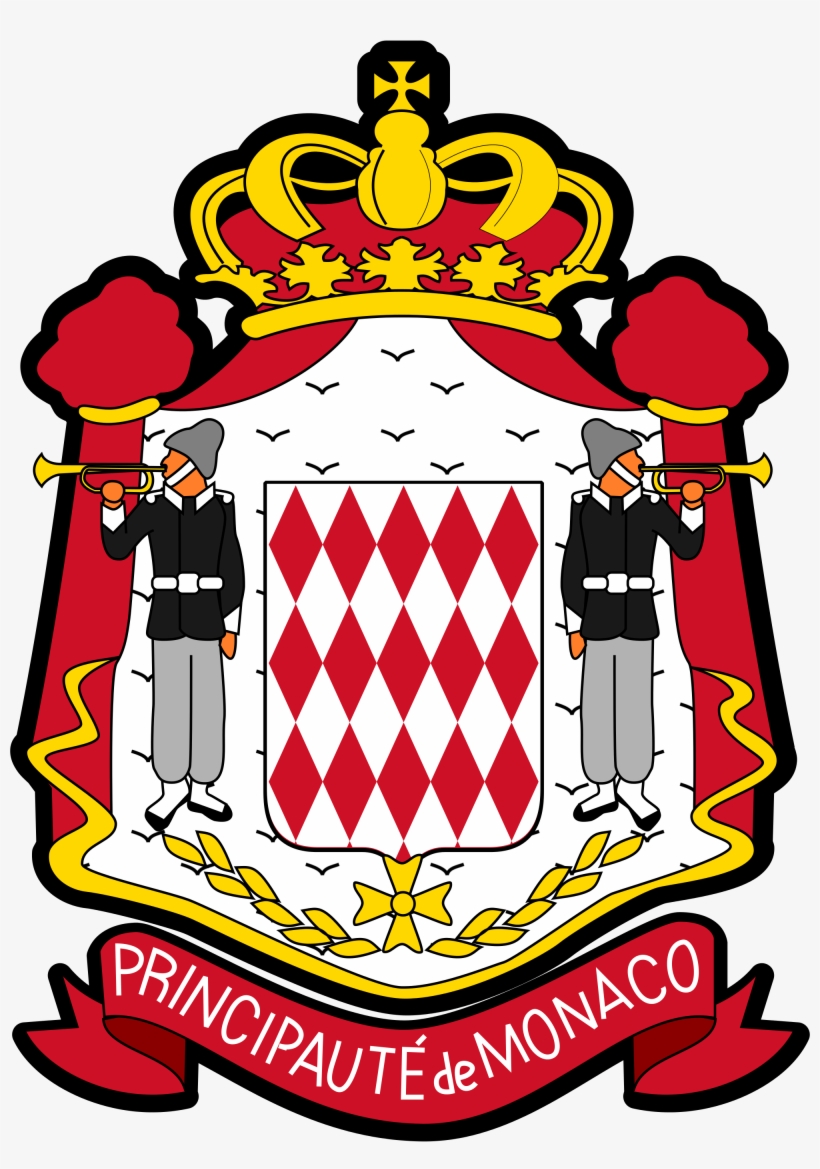 Open - Monaco Coat Of Arm, transparent png