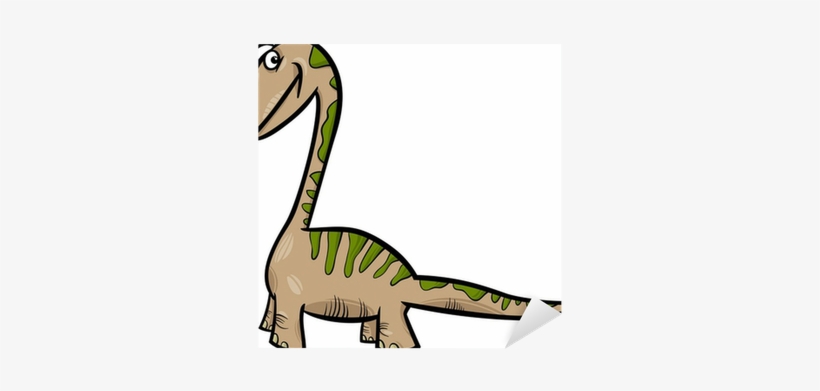 Vinilo Pixerstick Apatosaurus Ilustración De Dibujos - Illustration, transparent png
