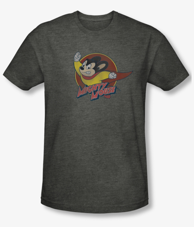 T-shirt: Mighty Mouse - Mighty Circle, 3x3in., transparent png