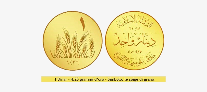 25 Grams Of Gold - Islamic State Coin, transparent png