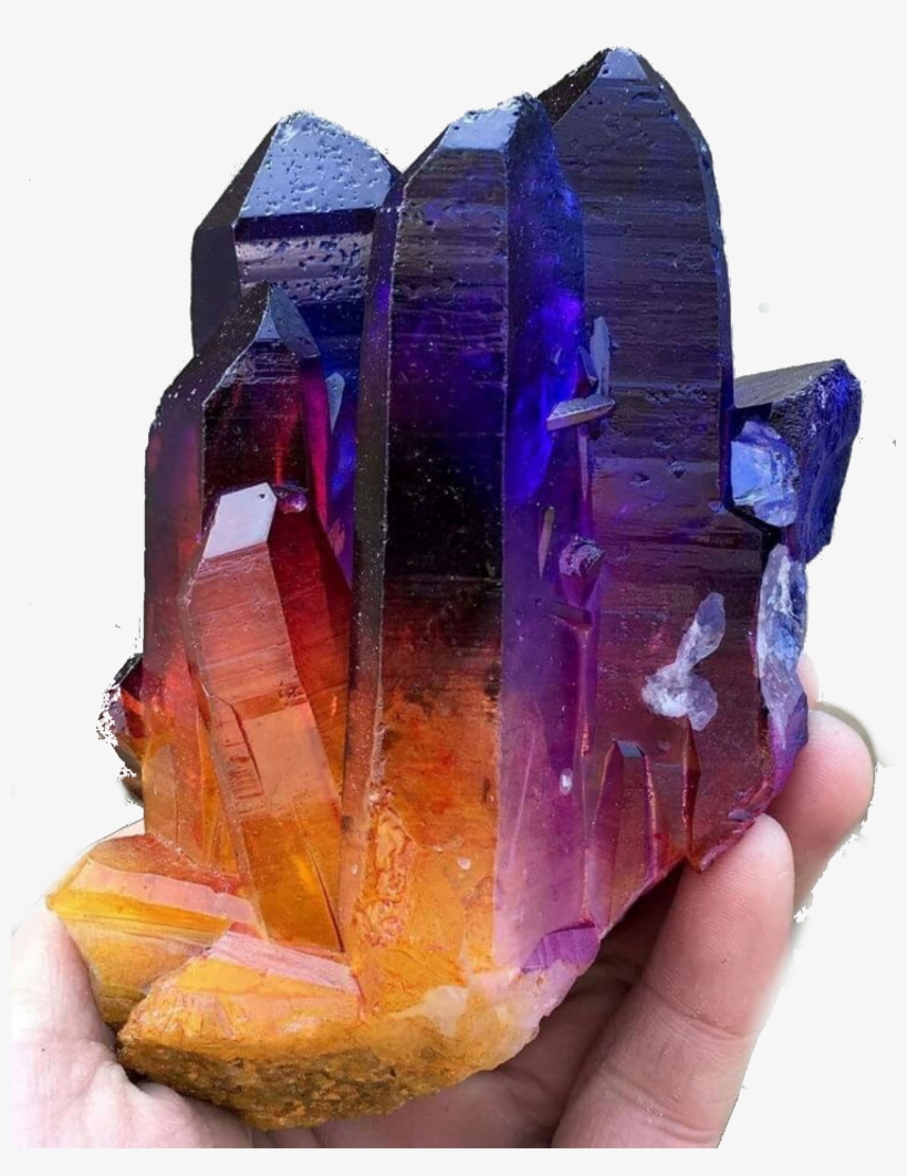 Pin By Nicole Lewis On Crystals - Beautiful Rainbow Aura Quartz