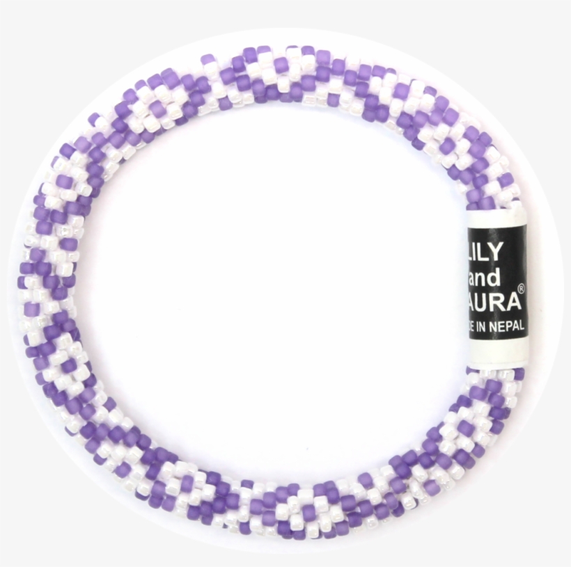 Purple And White Little Diamonds - Circle, transparent png