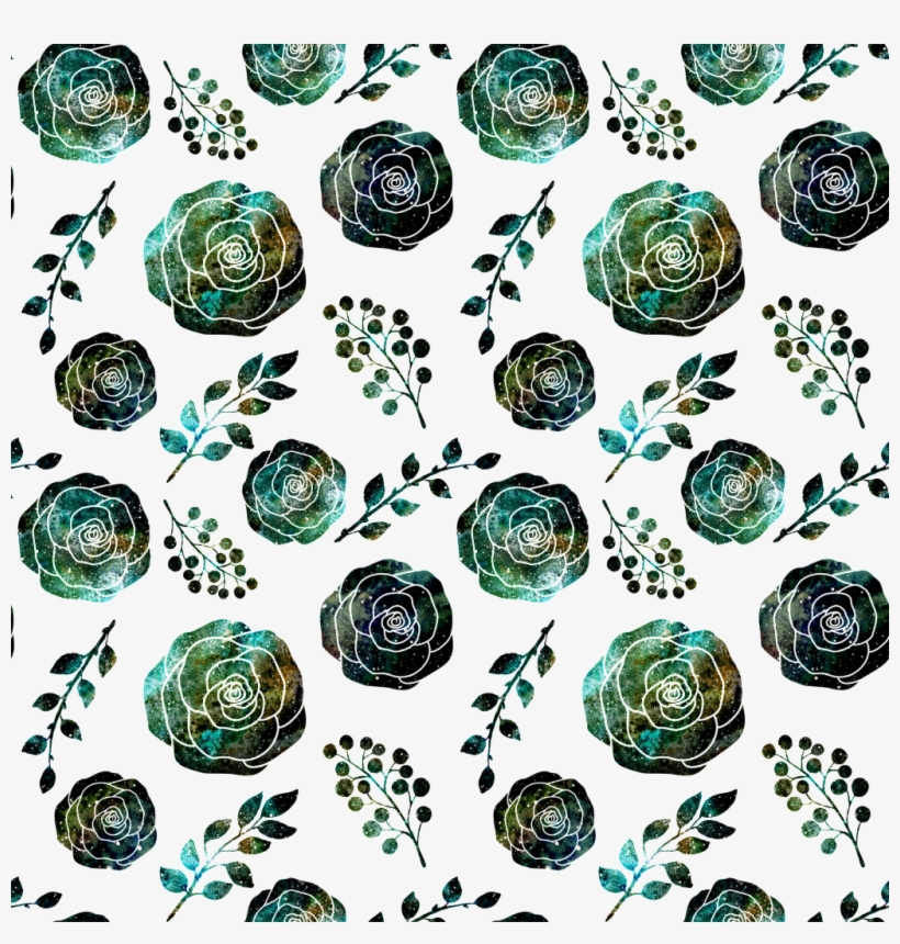 Painted Rose Background Decorative Figure Png Transparent - Portable Network Graphics, transparent png