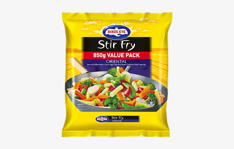 Oriental Value Pack 850g - Birds Eye Oriental Stir Fry Mix, transparent png