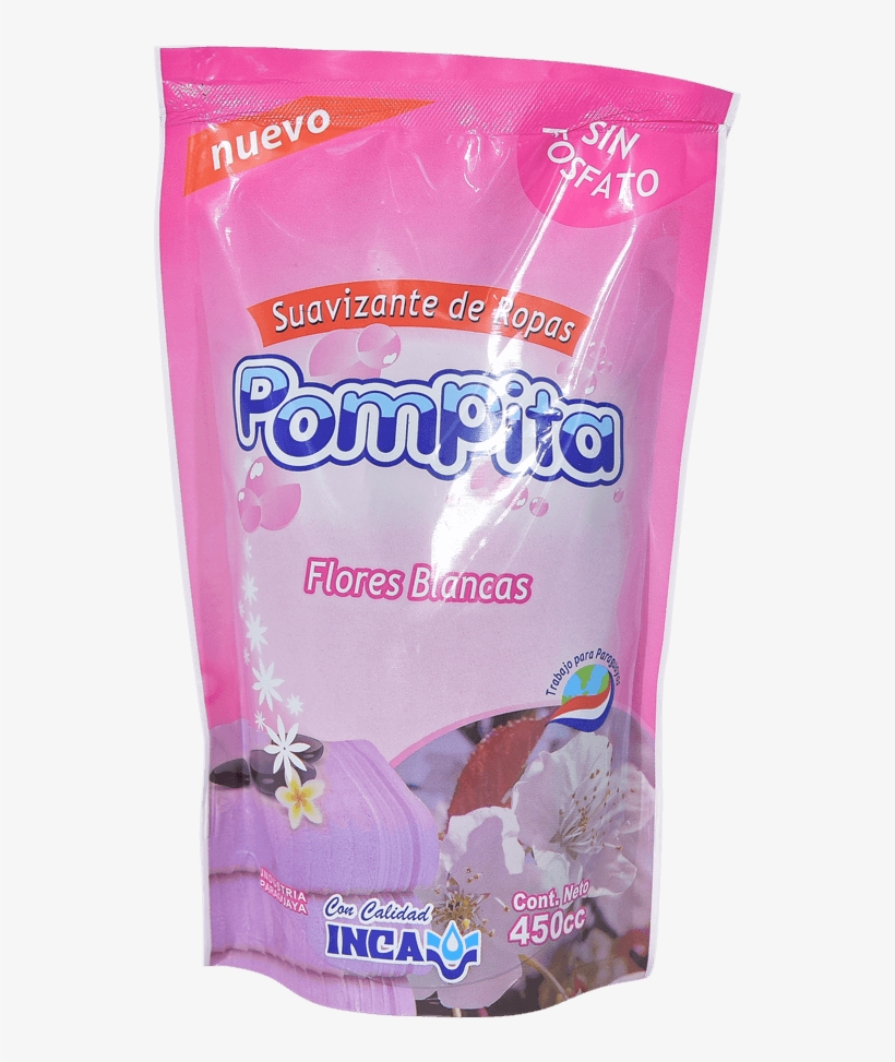 Pompita Sin Fosfato Flores Blancas - Basmati, transparent png