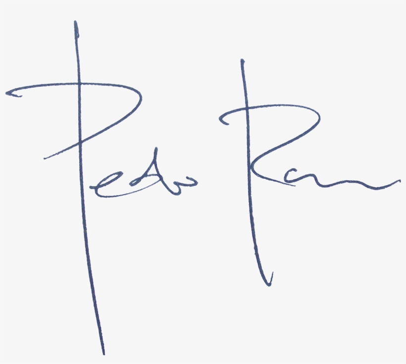 Firma Pedro Ramos - Drawing, transparent png