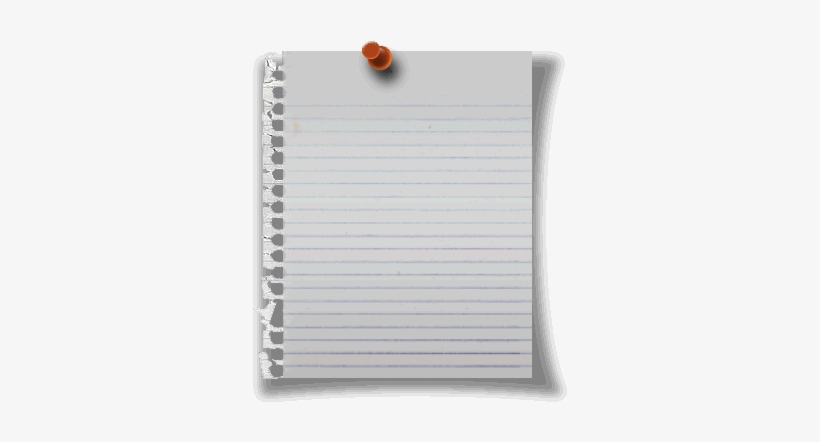 Paper With Pin Png, transparent png
