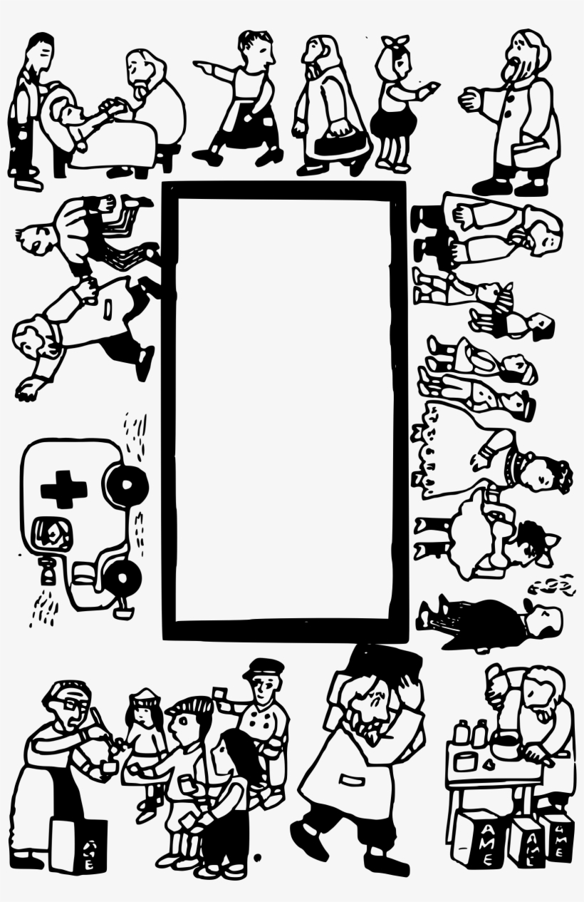 This Free Icons Png Design Of Cartoon Doctor Frame, transparent png
