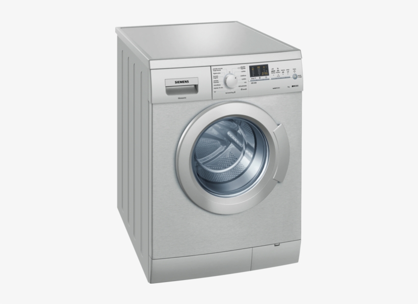Lavadora Carga Frontal Acero Mate Antihuellas - Siemens, transparent png