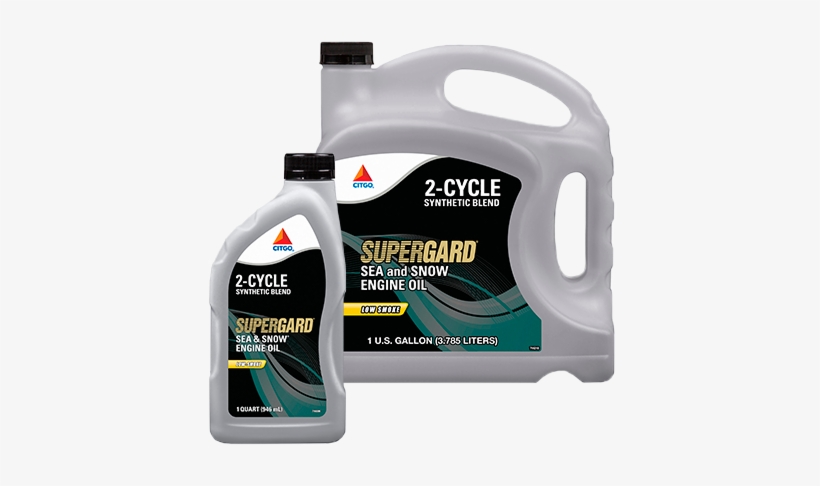 Supergard Sea And Snow 2-cycle Engine Oil - Citgo Supergard 5w20 Full Synthetic Motor Oil, transparent png