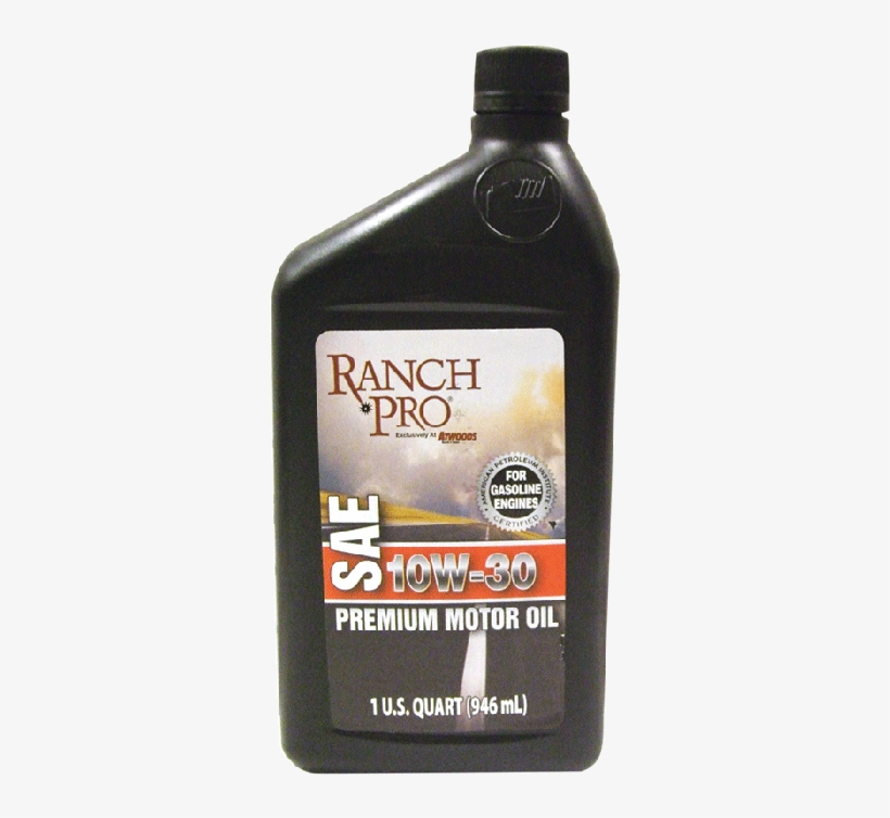 Ranch Pro 10w30 Motor Oil - Bottle, transparent png