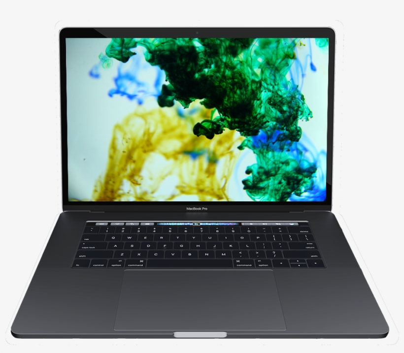 15″ Macbook Pro - Ink, transparent png