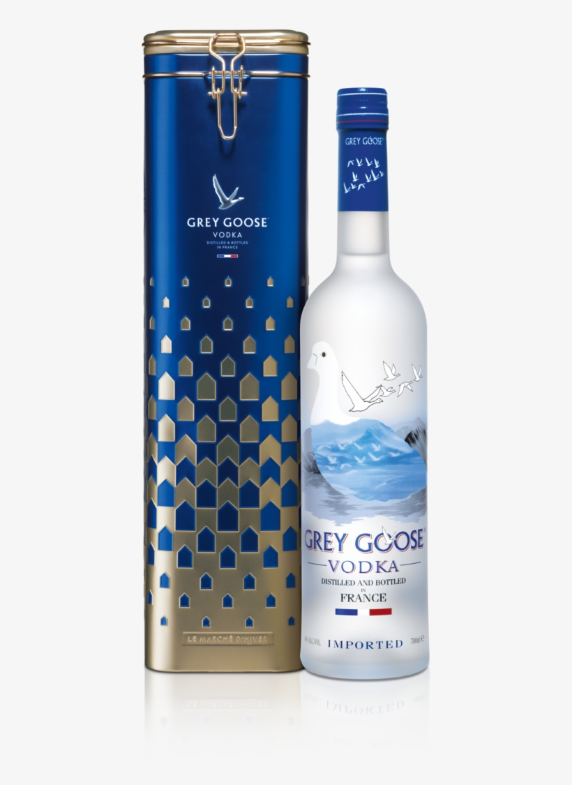 Grey Goose Bombay Sapphire - Grey Goose Vodka Bottle Rocks Glasses - Set, transparent png
