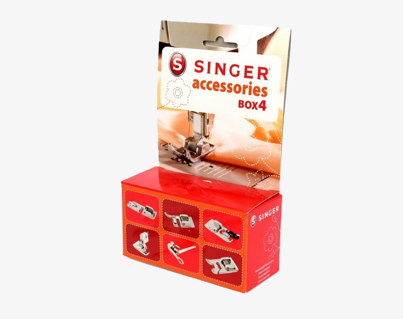 Acesorios Singer Mundocosturas - Singer Kit Accessoires N4 - Kit Accessoire De Pieds, transparent png