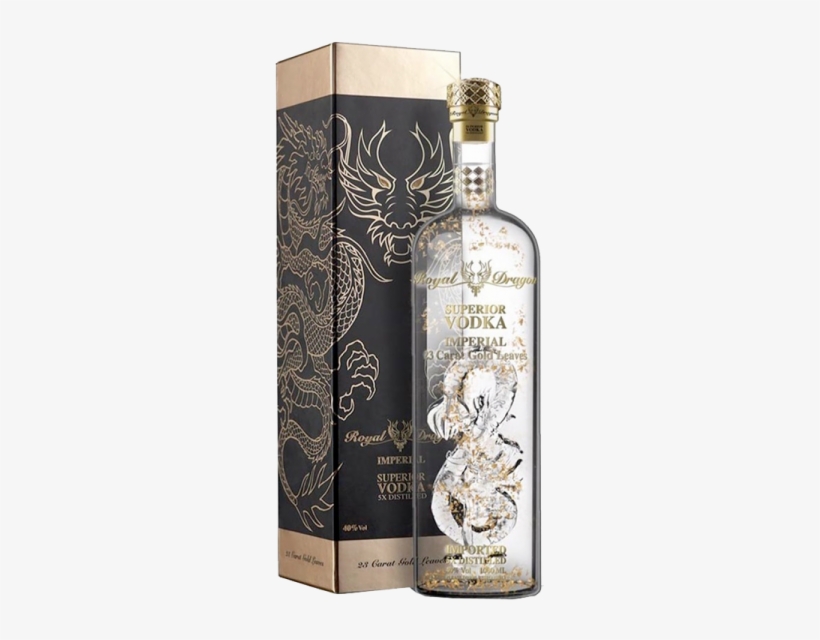 Royal Dragon Imperial Vodka Gift Box - Royal Dragon Good Luck Special Edition – 700ml, transparent png
